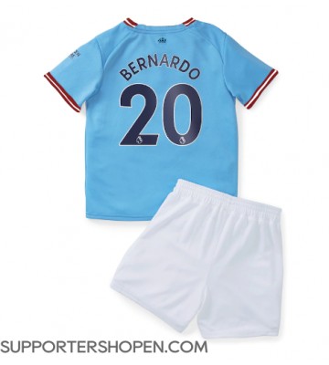 Manchester City Bernardo Silva #20 Hemmatröja Barn 2022-23 Kortärmad (+ korta byxor)